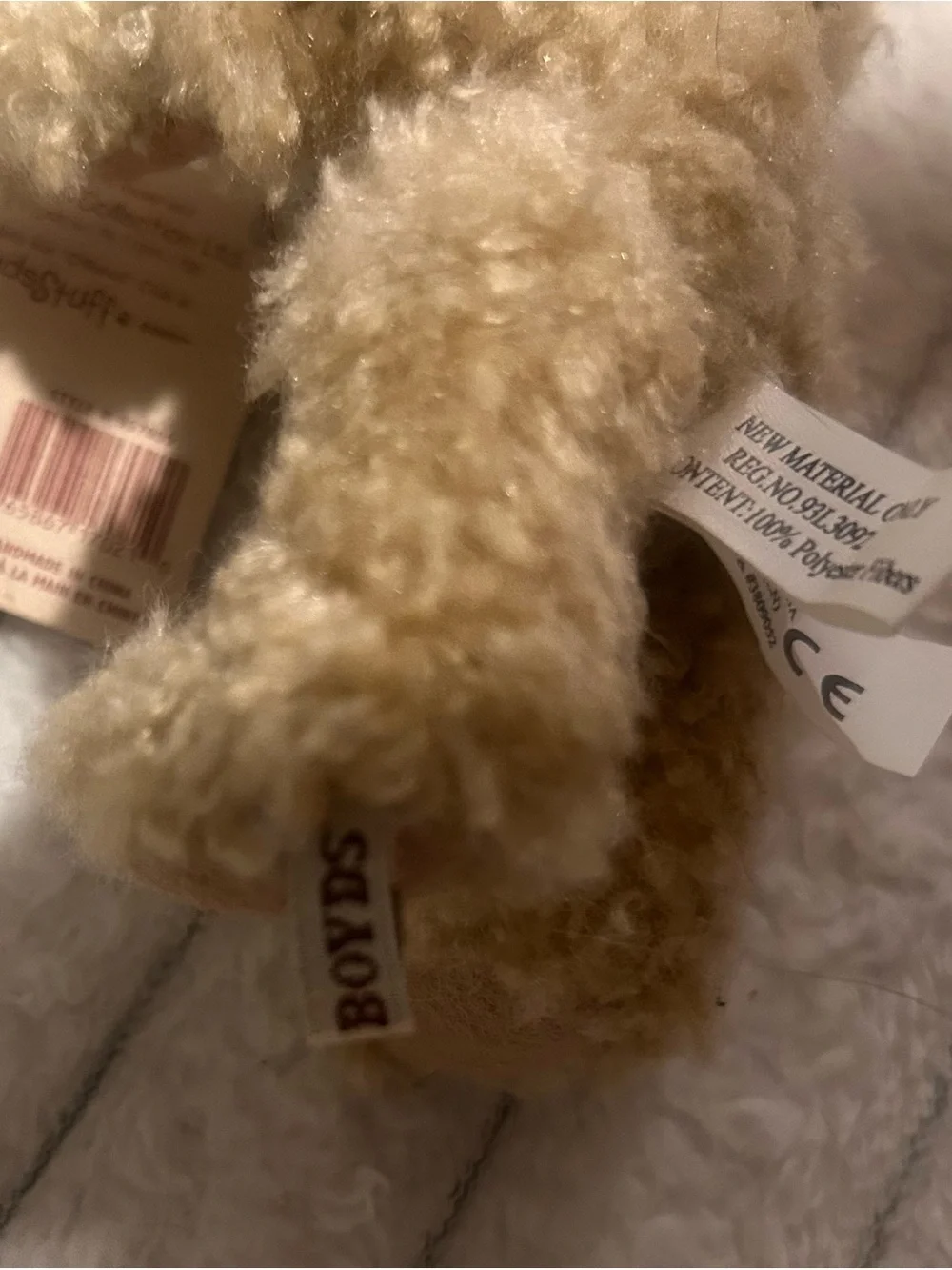 Vintage Boyds Bear Plush Style 907009 Jointed 